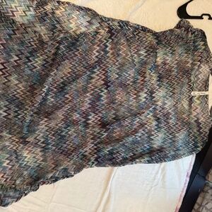 Iridescent, lightweight tunic